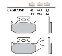 BREMBO FRONT BRAKE PADS KIT FIT ON SUZUKI LT-A XP 500 10-20-COD. 07GR73SD