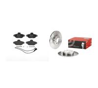 2x BREMBO 08.9621.14 Brake Disc Front Solid Braking Fits Alfa Romeo Fiat Lancia