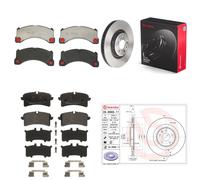 Brembo Front & Rear Brake Discs & Pads fits Porsche Macan 2014-2018