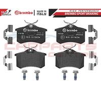BREMBO GENUINE ORIGINAL PREMIUM BRAKE PADS PAD SET REAR AXLE P85020