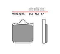 BREMBO KIT PASTIGLIE FRENO ANT. MONTA SU DUCATI 999 S 05-06-07BB33RC