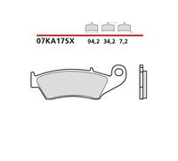 BREMBO KIT PASTIGLIE FRENO ANT. MONTA SU HONDA XL V TRANSALP 650 04-07-07KA17SX