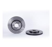 Brembo Max 09.8137.76 Front Brake Discs 2 Pieces Pair 280mm Vented Carbon Groove