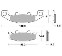 Brembo Organic carbon ceramic brake pads ABE, 07KA0933