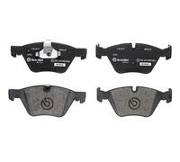 BREMBO Brake pad set P 06 057X prepared for wear warning indicator with piston clip, with anti-squeak plate without accessories BMW: 5 Saloon