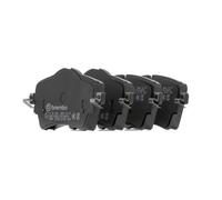 P06092 Front Brake Pad Set 4x Pads Prepared For Wear Indicator Braking By Brembo