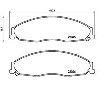 BREMBO P 09 011 Brake pad set