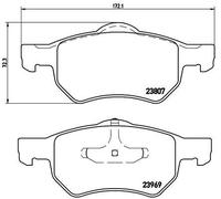 BREMBO P 11 013 Brake pad set