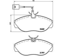 BREMBO P 23 083 Brake pad set