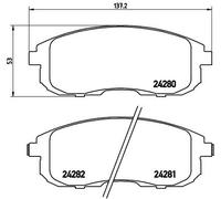 BREMBO P 23 126 Brake pad set