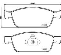 BREMBO P 24 199 Brake Pad Set, disc brake for FORD,FORD (CHANGAN),FORD AUSTRALIA