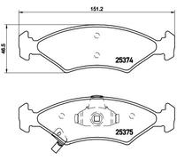 BRAKE PAD SET DISC BRAKE FOR KIA SPORTAGE/SUV SHUMA/MENTOR SEPHIA FE /RF 2.0L
