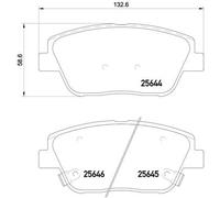BREMBO P 30 066 Brake pad set