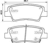 BREMBO P 30 103 Brake pad set