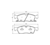 Brembo Brake Pad Set P 37 015 – Disc Brake for Jeep/Dodge Durango & Grand Cherokee IV 3.6L