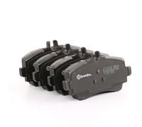 BREMBO Brake pad set PRIME LINE prepared for wear indicator P 50 035 Brake pads,Brake pad set, disc brake MERCEDES-BENZ,A-Klasse (W168)