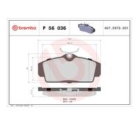 Brembo Brake Pads 10170004A