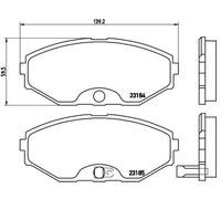 BREMBO P 56 045 Brake pad set