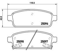 Brembo P59080 0 Disc Brake Pad - Set of 4