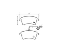 Brembo Brake Pad Set P 68 058 – Front Axle – Fits Renault Kangoo, Nissan NV250