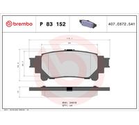 BRAKE PAD SET DISC BRAKE FOR TOYOTA PRIUS/PLUS/V/GRAND/+/ALPHA SIENNA KLUGER RX
