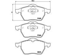 BREMBO P 85 036 Brake pad set