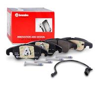 BREMBO Brake Pad Set Front With Brake Caliper Screws Fits Audi A6 Allroad A7 Q5