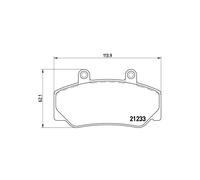 Brembo Disc Brake Pad Set P 86 006 Front for Volvo 740/760/940/960 2.3L