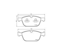 Brembo Brake Pads P 86 023 – Fits Volvo XC60 & XC90