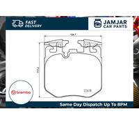 BREMBO P 06 106 Brake pad set