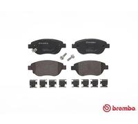 BREMBO P23153 Brake Pad Set For Disc Front With Anti-Squeak Plate Fits Fiat 500L