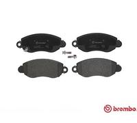 P24052 Front Brake Pad Set 4x Pads Integrated Wear Indicator Braking By Brembo