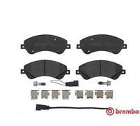 P24065 Front Brake Pad Set 4x Pads Integrated Wear Indicator Braking By Brembo