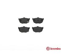 Brake Pads Set fits NISSAN BLUEBIRD 1.8 Rear 85 to 92 CA18T Brembo 4406001P91