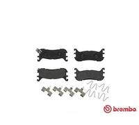 Brembo P49021 Rear Disc Brake Pad - Set of 4