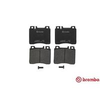 P50018 Front Brake Pad Set 4x Pads Prepared For Wear Indicator Braking By Brembo
