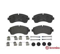 Brake Pads Set fits MERCEDES SPRINTER 906 2.1D Front 2006 on Brembo 0044206820