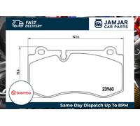 Brembo Brake Pads Set fits MERCEDES SL300 R230 3.0 Front 09 to 12 M272.949 New