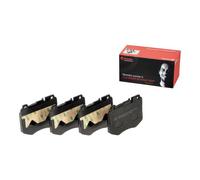 P 50 120 Front Brake Pad Set 4x Pads Prepared For Wear Indicator Braking Brembo