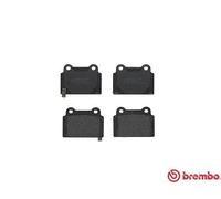 Brembo Brake Pad Set P 54 052 - Rear, Integrated Wear Indicator, 4 pcs - for Mitsubishi Lancer
