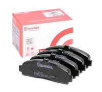 Brembo P56031 Brake Pad Set Front With Anti-Squeak Plate Fits Nissan Micra