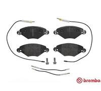 BREMBO P61071 Brake Pad Set Front With Brake Caliper Screws Fits CITROEN C5