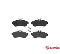 Brake pads P 61 075 BREMBO for CITROËN C3 I C3 Pluriel C2 C2 ENTERPRISE