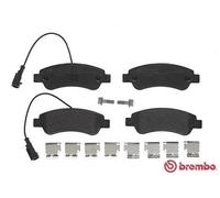 Brake Pads Set fits CITROEN RELAY 2.0D Rear 15 to 19 Brembo 1612434180 Quality