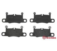 BREMBO Brake pad set PRIME LINE prepared for wear indicator P 65 031 Brake pads,Brake pad set, disc brake AUDI,PORSCHE,e-tron GT Limousine,911 (991)