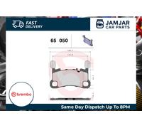BREMBO P 65 050 Brake pad set