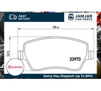 Brake pads P 68 033 BREMBO for DACIA RENAULT NISSAN MERCEDES-BENZ LADA