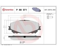 Ferodo Front Brake Pad Kit For Renault Scenic IV Megane IV Captur II