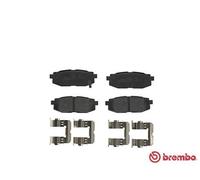 Brembo P78018 Brake Pad Set Replacement Fits Subaru Impreza 2.5 STI CS400 AWD
