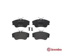 P85029 Front Brake Pad Set 4x Pads Not Fitted Wear Indicator Braking By Brembo